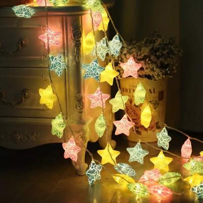 China String Light 10/20 Star Shaped Led Split String Lights Decoration For Christmas for sale