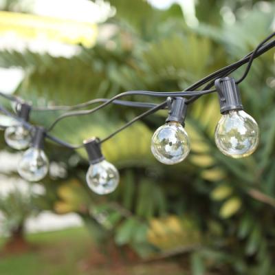 China String Light 25FT Global Light 25pcs E12 Socket G40 Bulb Outdoor Festoon Light String Light 25FT for sale