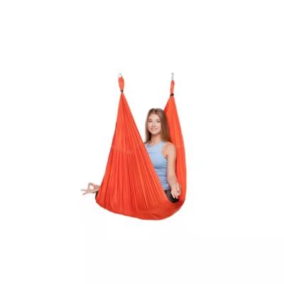 China 2021 Anti-Slip Elastomeric Material Bearing Flight 210T Swing Silk Aerial Holesome Yoga Hammock for sale