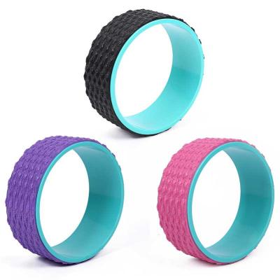 China Universal Gym Quick-selling Home Use Universal Yoga Pilates Roller Fitness Yoga Wheel Massager Products for sale