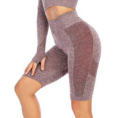 China Middle Waisted Pants Gym Women Workout Breathable Fitness Clothing Slimming Body Shaper Yoga Pants for sale