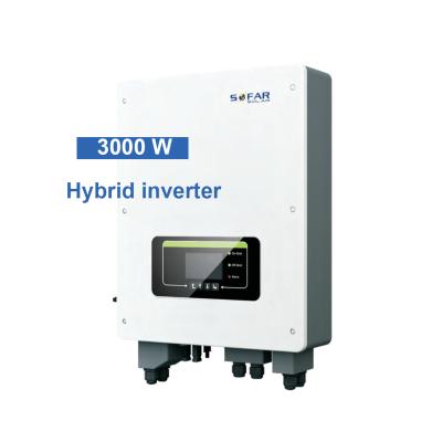 China Sunfuture Hybrid System Generator Inverter Portable Solar Inverter 3Kw Hybrid Inverter With Lithium Battery for sale