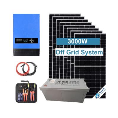 China SUNFUTURE 3Kw Home Solar Generator Portable Solar Battery 400 Watt Solar Panel for sale