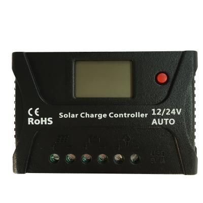 China Sunfuture Factory Price Solar Charge Controller 12V24V48V 10A 20A 30A 40A Pwm Charger Controller for sale