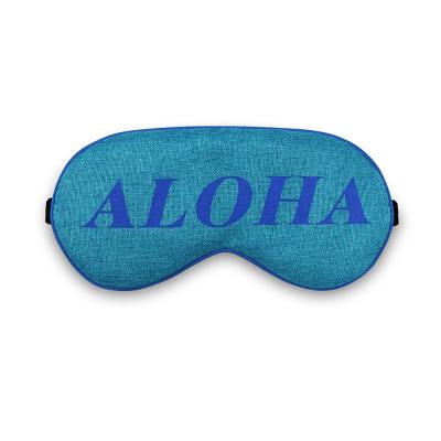 China Custom Wholesale Anti-Puffiness Cotton Sleep Mask Sleeping Eye Mask With Screen Printing Eye Mask For Sleeping for sale