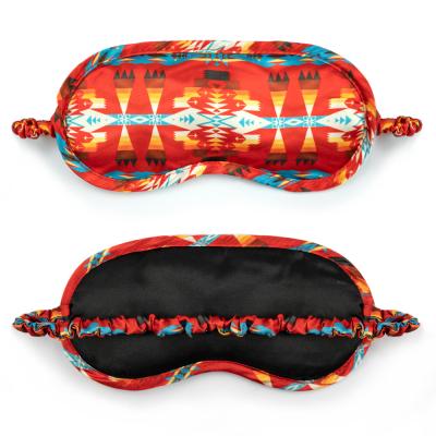 China Anti-Puffiness Custom Design Sleep Mask Wholesale Eye Mask With Satin Elastic Digital Sleep Mask for sale