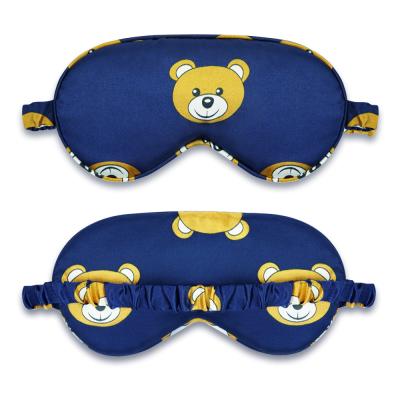 China Wholesale Custom Anti-puffiness Kids Eye Mask Sleeping Eye Mask With Digital Printing Bamboo Eye Sleep Mask for sale