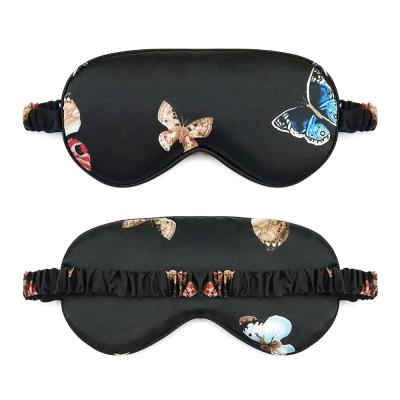 China Wholesale Custom Anti-puffiness Bride Sleep Mask Sleeping Eye Mask With Digital Printing Eco Sleep Mask for sale