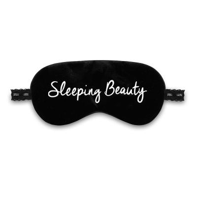 China Custom Wholesale Anti-puffiness Eye Sleep Mask Sleep Mask With Screen Printing Silk Sleep Eye Mask for sale