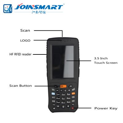 China Handheld Computer GSM GPS 3G Android POS Terminal PDA with NFC Reader Scanner Thermal Printer for Warehouse Management for sale