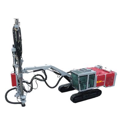 China Machinery repair shops 89mm-115mm Shanterock red and gray crawler dth mining rig rock mine drilling rig drill china for sale