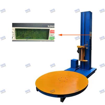 China Semi Automatic High Yield Pallet Wrapping Machine With Film-Cut Function 300% Automatic Pre-stretch Stretch Wrapper And CE Certificate for sale