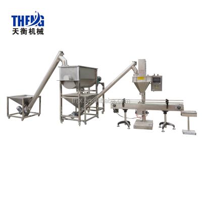 China Powder Food Powder Filling Packing Machine Seasoning Mixing Line for sale