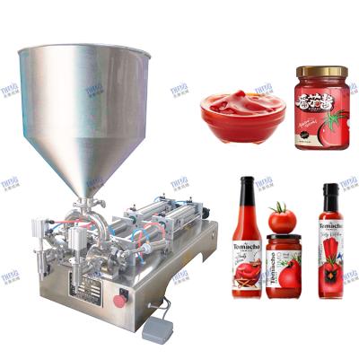 China Semi Automatic Liquid Beverage Filling Machine For Shampoo Honey Oil Filling Machine Cosmetic Liquid Detergent for sale