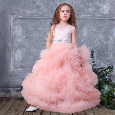 China OEM Breathable Color Support Ball Gown Dresses For Kids Amazon Hot Sales Ball Gown Dresses For Children for sale