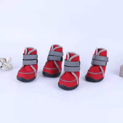 China Sustainable Wholesale Accessories Rain Snow Pet Boots Waterproof Dog Shoes for sale