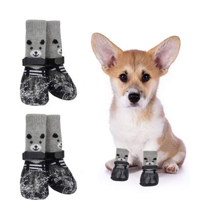 China Viable indoor sports footgear waterproof outdoor shoes dog socks dogs and cats to prevent dirty non-slip socks for sale