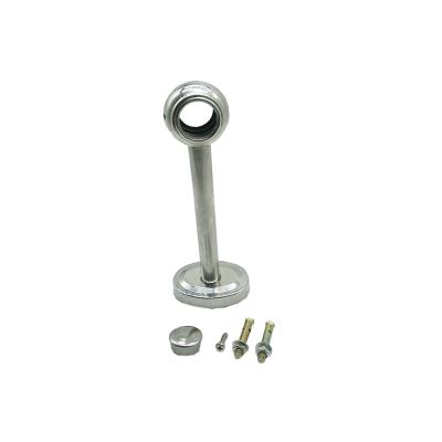 China Approach 201 Stainless Steel 25 Mm Fashion 250mm Tall Round Tube Base Double Moves Clamp Seat for sale