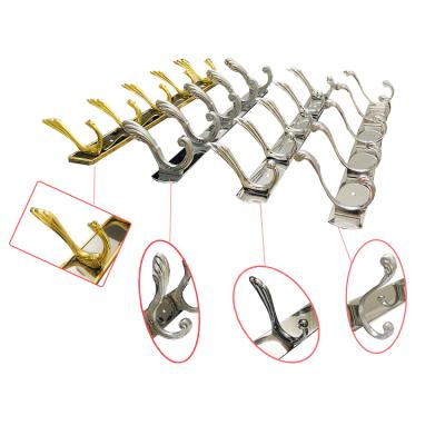 China Hot 1.2mm Thick Stainless Steel Tail Phoenix Peacock Tiger Pattern Wall Mounted Animal Coat Hooks Anti Rust Durable 201 for sale