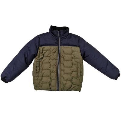 China Anti-wrinkle Design Top Quality New Winter Clothes Kid's Quilted Bomber Jacket for sale