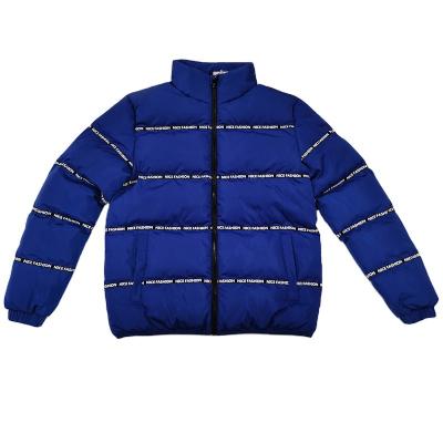 China Anti-wrinkle Fashion Bubber Jacket Nylon Padded Coat For Boy for sale