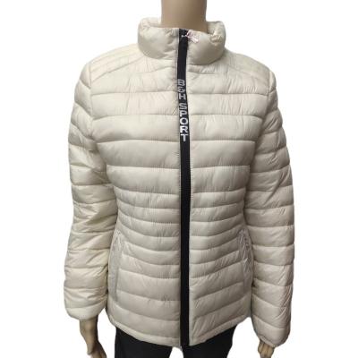 China Wholesale Women Winter Stock Cheap Jacket Stripper Anti-wrinkle Ladies Cotton Slim Fit Jacket Coat for sale