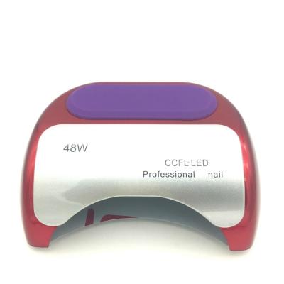 China Factory wholesale OEM lamp led ccfl 48w led nail lamp ccfl+led nail lamp for gel curing 61x47x49cm for sale