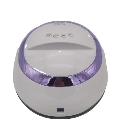 China New Arrival Plastic Phone Holder LED Nail Dryer With UV Sensor 168W LED Nail Lamp for sale