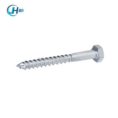 China Wholesalers Flat In China Silver Hex Head Industrty Lag Screw m26 X 300 for sale