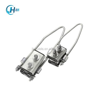 China telegraph pole & 2020 Tower New Products On The Market Overhead Cable 3/4 Gland Wedge Clamp for sale