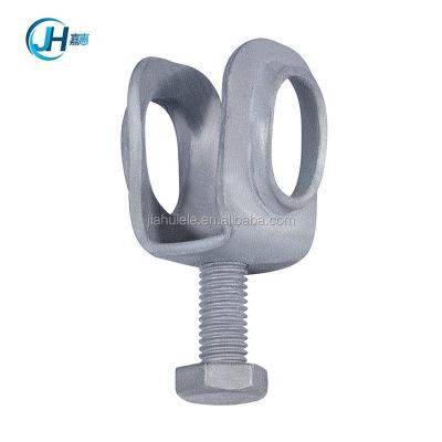 China Used for bonding cable sheath to messenger strand China selling hot dip galvanizing electrical grounding clamp online for sale