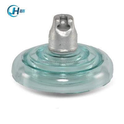 China High voltage aerodynamic type import high voltage china export 70KN glass disc suspension insulator for sale