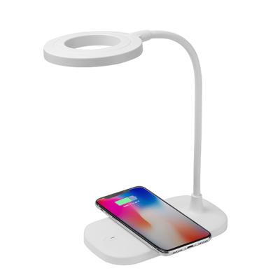 China Modern Amazon Dropshipping Led Desk Lamp Wireless Charging In Application 5-10W Put, 3 Step Dimmer Control, 3CCT, CRI>90 for sale