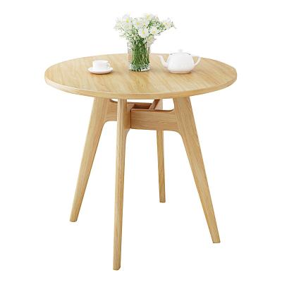 China Nordic Minimalist Ash Veneered Painted Wooden Top DesignWood Legs Coffee Tables Side Table for sale