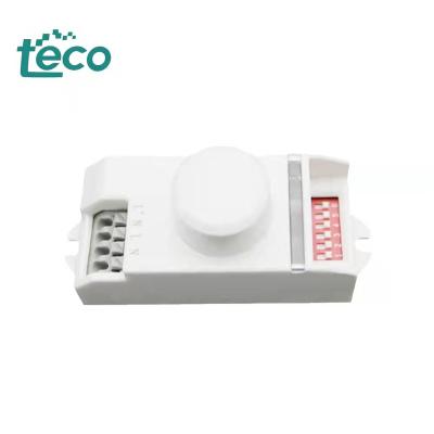 China Recessed Microwave Detector Microwave Motion Sensor Radar Auto Switch Ceiling Light Radar Switch for sale