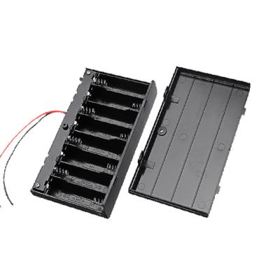 China Safe 8 Slots AA Battery Box Battery Holder Panel With Switch For 8*AA Batteries DIY Kit Case for sale