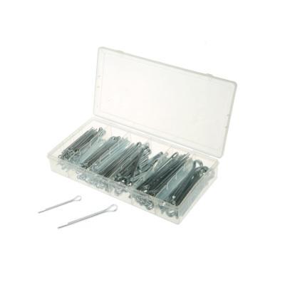 China TC-3043 144 Auto Parts PC Tool Stainless Steel Hinge Pin Hinge Assortment Cotter Pin Assortment Kit Box for sale