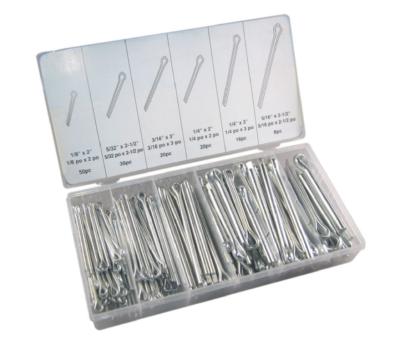 China Industry Hardware 144pc Large Cotter Pin Assortment /Kit/Set for sale