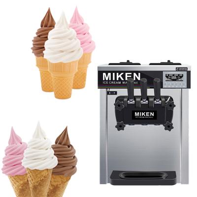 China Hot Sale Automatic Production CE Three Color &Three Seasons Ice Cream Machine for sale