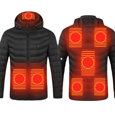 China Breathable 5V Winter Waterproof Windproof Hiking Camping Warm Hunt Clothing Thermal Jacket Men Heated Jacket for sale