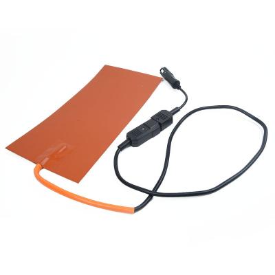 China Motorcycle & Hot Pad 12V/100W Silicone Heater Hot Pad Pizza Food Delivery Bag Incubator Mat 65C Thermostat Silicone Heater Pad & Controller for sale