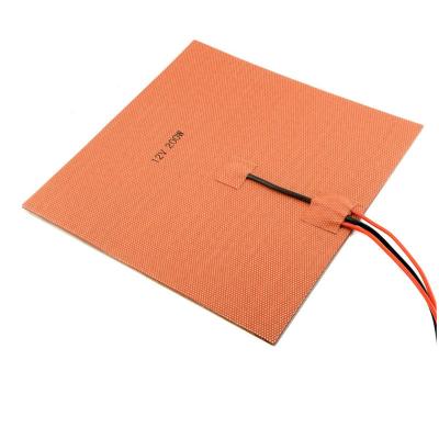 China 3D Printer 24V 500W 400x400mm Silicone Rubber Plate Heater For 3D Printer for sale