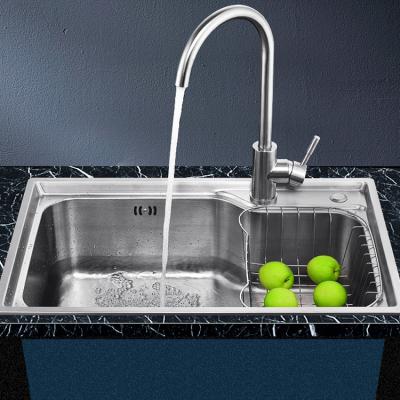 China Manufacturer Handmade Basin Oil Proof Wash Kitchen Countertop Hot Selling Single Bowl Without Faucet Manufacturer Rectangular Table Sink Stainless for sale