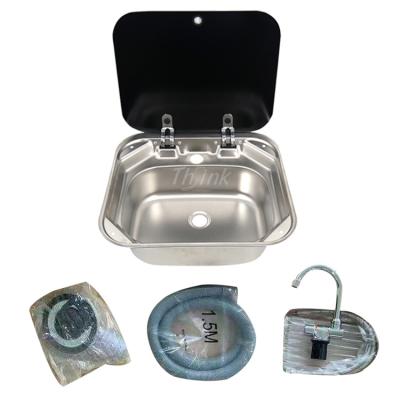 China Without Faucet Hot Selling Stainless Steel Caravan Camper Sink RV Portable Kitchen Sink for sale