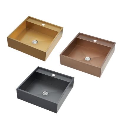 China Modern Factory Hot Sale 304 Stainless Steel Hand Basin Bathroom Sink for sale