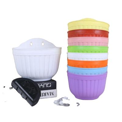 China No Plant Wall Hanging Plastic Multicolor Flower Pot for sale