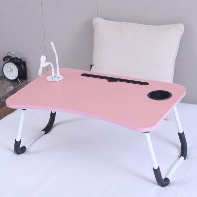 China Collapsible Foldable Table For Laptop Desk / Bed Computer With USB Interface for sale