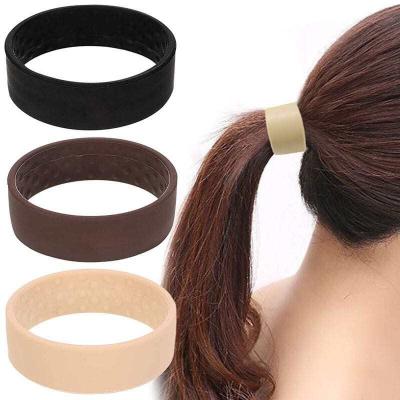 China Fashion Wholesale Silicone Hair Band Bendable Hair Ring for sale