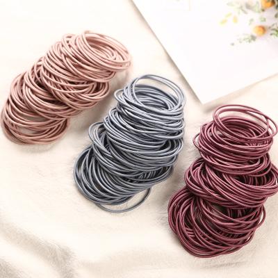 China Wholesale 2mm Rubber Band Hair Band Soft Thin Nylon Hair Rope for sale