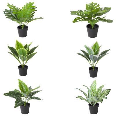 China 9 Head Simulation Ornamental Plant Wholesale Indoor Decorative Artificial Plants for sale